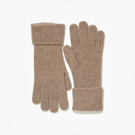 Accessories | Womens Johnstons Of Elgin Women's Ribbed Cashmere Gloves Otter
