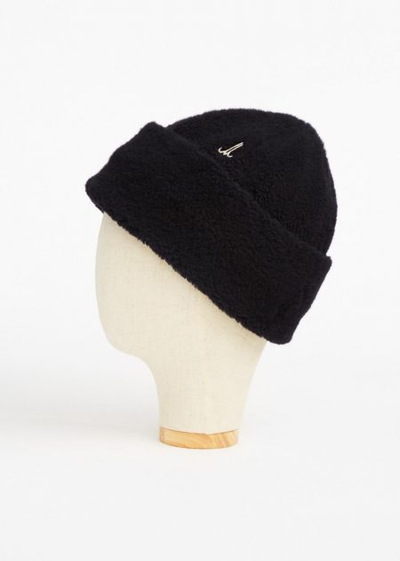 Accessories | Womens Mühlbauer Shearling Fold Up Beanie Navy