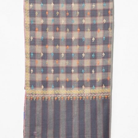 Accessories | Womens Yaser Shaw Embroidered Pashmina Shawl Gray/ Natural Check
