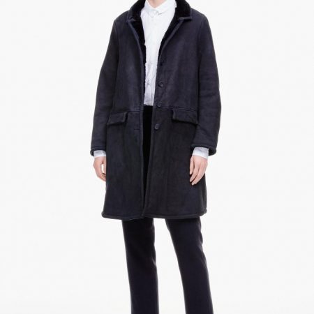 Coats And Jackets | Womens Bergfabel Shearling Coat Black