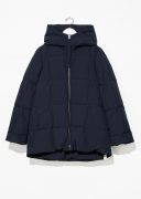 Coats And Jackets | Womens Jil Sander Hooded Down Jacket Dark Blue