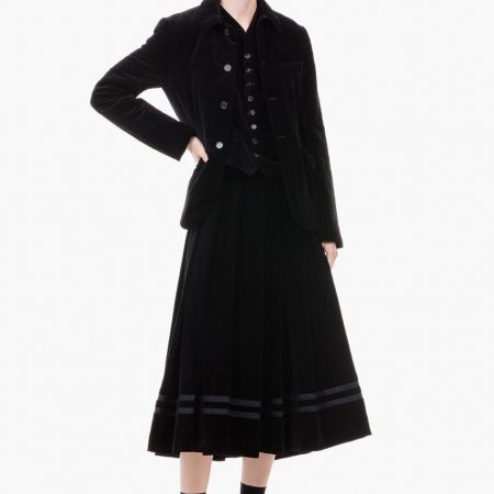 Coats And Jackets | Womens Zanini Padded Velvet Jacket Black