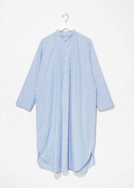 Dresses | Womens Liwan Jellaba White/ Blue Stripe