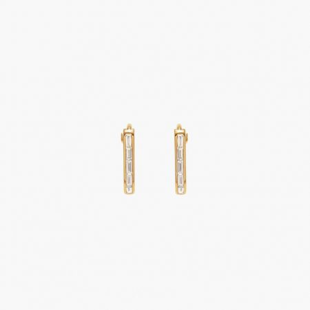 Jewelry | Womens Raphaele Canot Mini Baguette Ear Link Yellow Gold