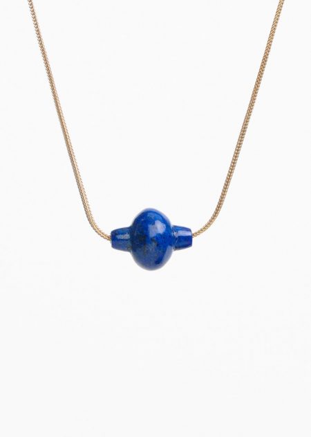 Jewelry | Womens Tenthousandthings Lapis Trade Bead Necklace