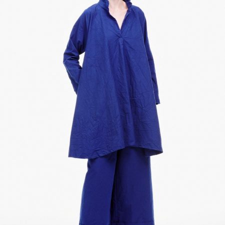 Pants | Womens Daniela Gregis Wide Leg Pajama Trouser Electric Blue