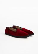 Shoes | Womens Alonpi Velvet Slippers Burgundy