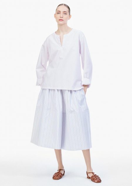 Skirts | Womens Liwan Amine Skirt Pink/ White/ Blue Stripe