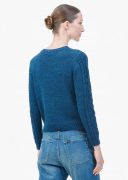 Sweaters | Womens Knitbrary Cables Sweater Deep Sea