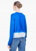 Sweaters | Womens Suzusan Spring Cashmere Sweater Blue/ White Tesuji Shibori
