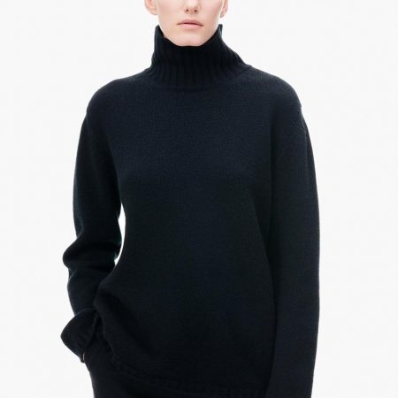Sweaters | Womens Tiina The Store Roll Neck Cashmere Sweater Black