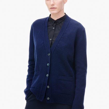 Sweaters | Womens Tiina The Store V-neck Cashmere Cardigan Navy