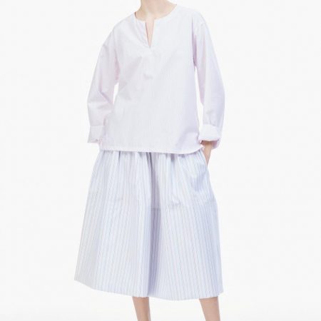 Tops | Womens Liwan Amir Tunic Pink/ White/ Blue Stripe