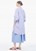 Skirts | Womens Liwan Amine Skirt Blue/ White Stripe Linen