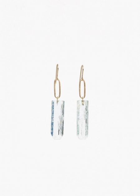 Jewelry | Womens Maria Beaulieu Natural Aquamarine Crystal Earrings